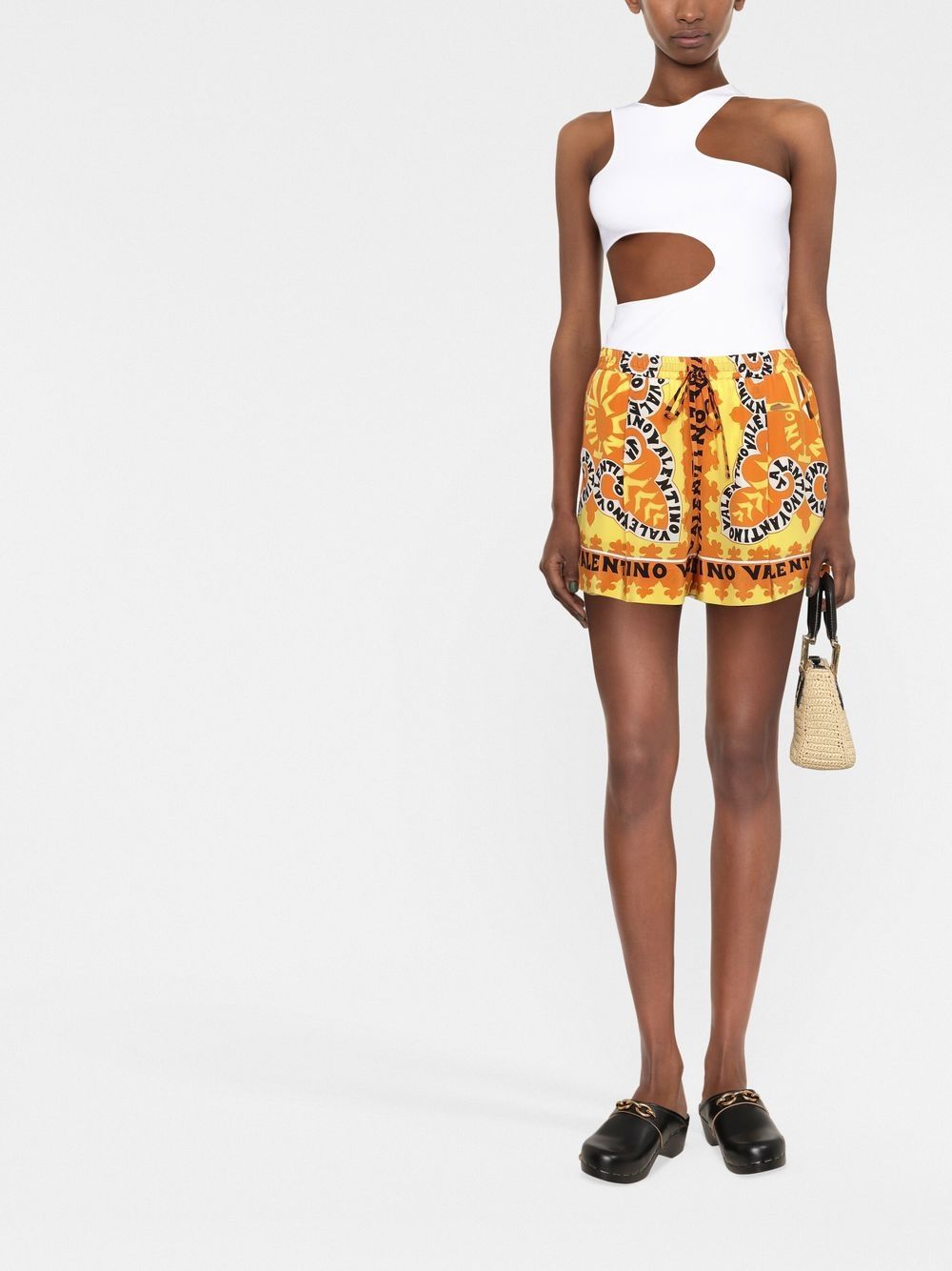 Valentino GaravaniSilk Shorts at Fashion Clinic