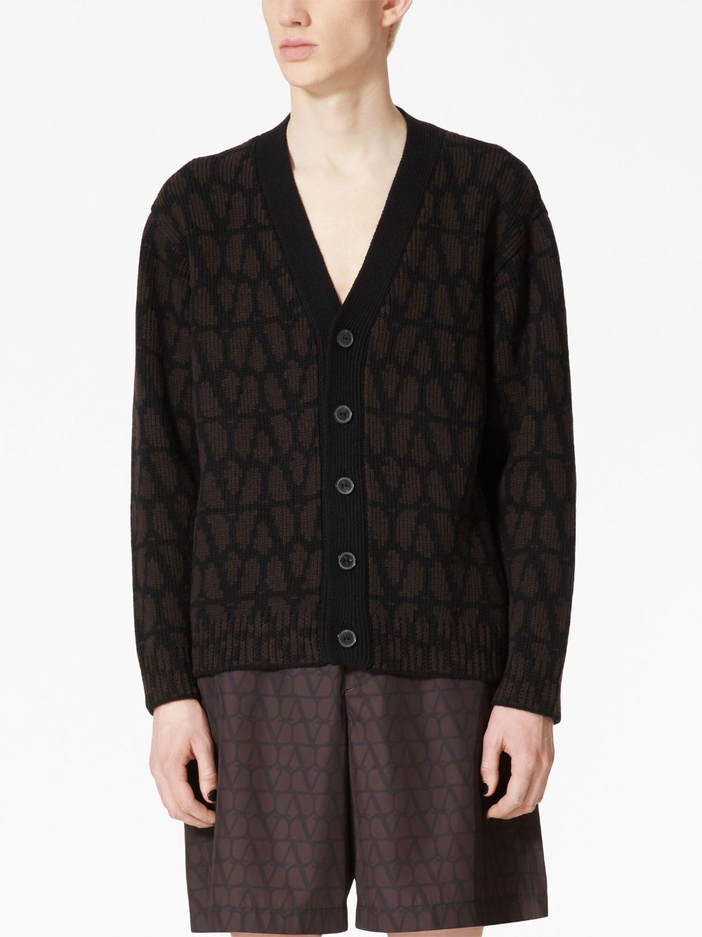 Valentino GaravaniToile Iconographe Wool Cardigan at Fashion Clinic