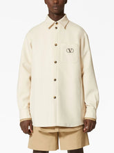 Valentino Garavani Vlogo Signature Embroidered Shirt Jacket