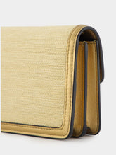 Valentino Garavani VLogo Signature Wallet With Chain In Raffia