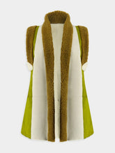 Zeus+Dione Shearling Reversible Zipouni Gilet