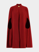 Zeus+Dione Zevio Cape With Paisley Shape Cut-Outs
