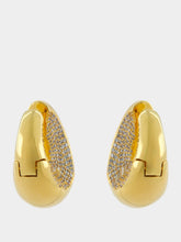 Zimmermann Carved Pave Hoops