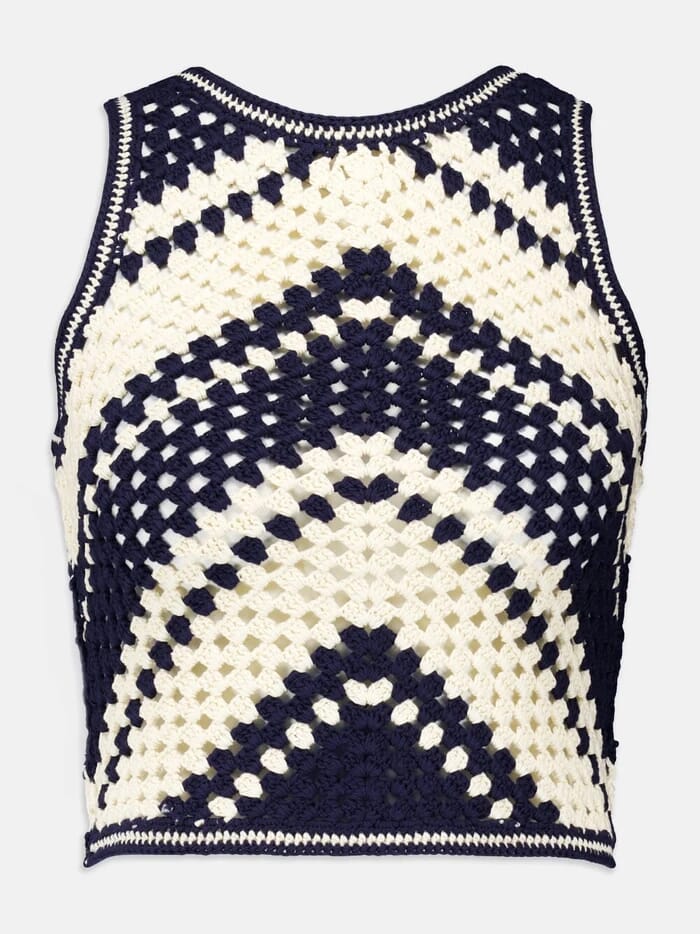 ZimmermannChintz Crochet Tank Top at Fashion Clinic