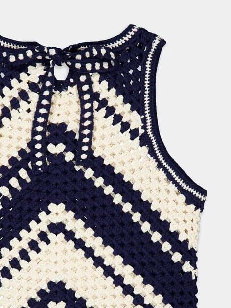 ZimmermannChintz Crochet Tank Top at Fashion Clinic