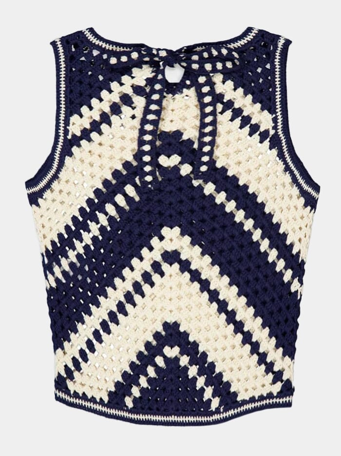 ZimmermannChintz Crochet Tank Top at Fashion Clinic