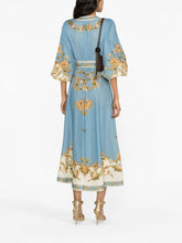 Zimmermann Chintz Floral-Print Wrap Midi Dress