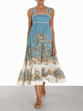 Zimmermann Chintz Tiered Floral Midi Dress
