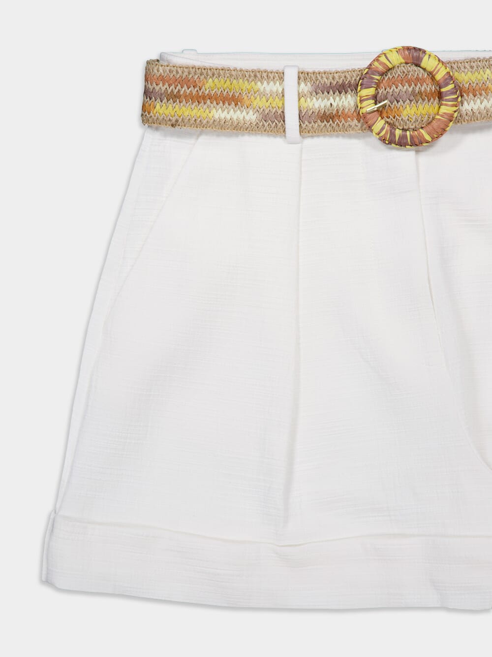 ZimmermannDevi Cuffed Shorts at Fashion Clinic