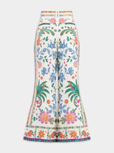 Zimmermann Ginger Floral-Print Linen Flared Trousers