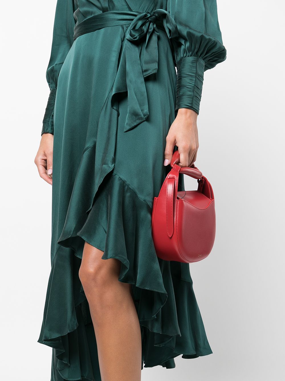 ZimmermannJade wrap midi dress at Fashion Clinic