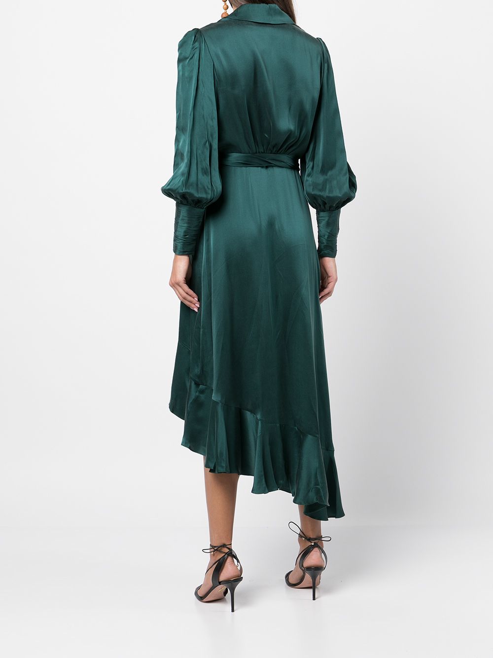 ZimmermannJade wrap midi dress at Fashion Clinic