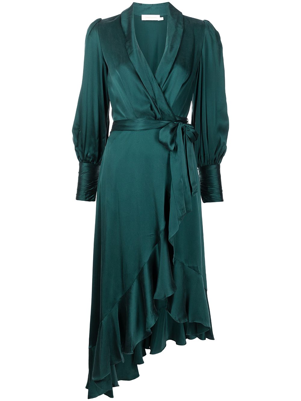 ZimmermannJade wrap midi dress at Fashion Clinic