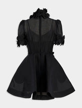 Zimmermann Luminosity Liftoff Floral-Appliqué Mini Dress