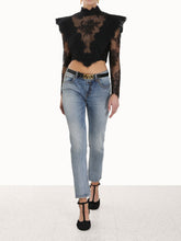 Zimmermann Sensory Lace Bodice Cropped Top