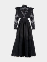 Zimmermann Sensory Lace Yoke Midi Dress