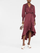 Zimmermann Silk midi wrap dress