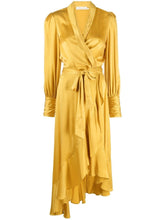 Zimmermann Silk Midi Wrap Dress